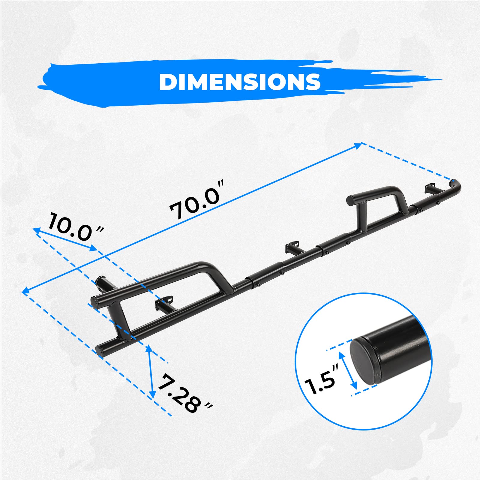 KEMIMOTO Pedane Rock Slider Polaris General XP 4 1000 Acciaio