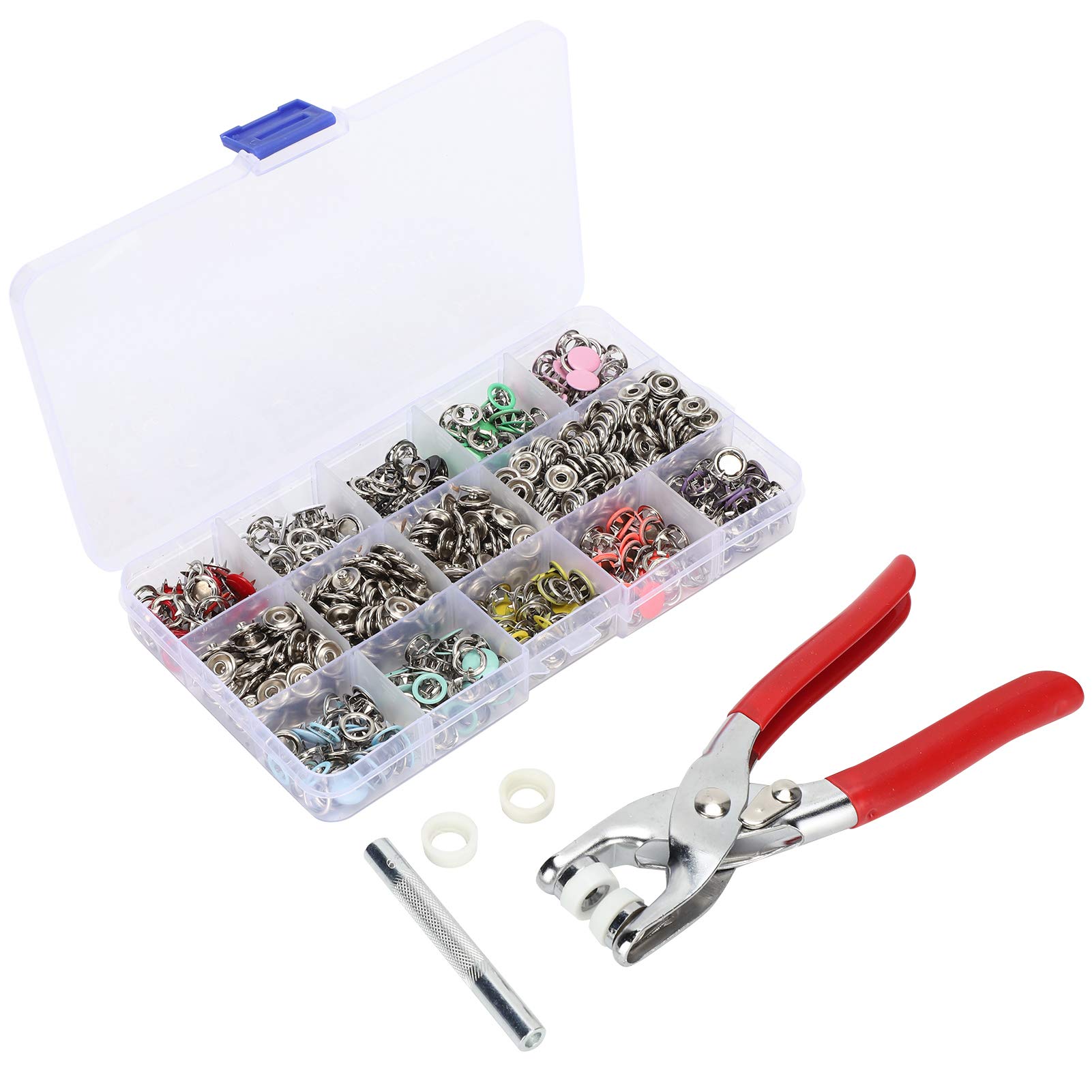 Kuuleyn Bottoni a Pressione Colorati 9,5mm Kit 804 Pezzi