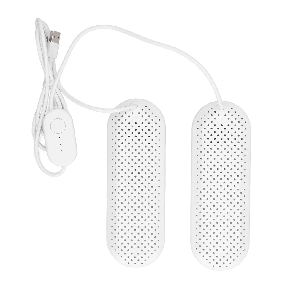 Hapivida Asciugascarpe Elettrico USB Bianco con Timer