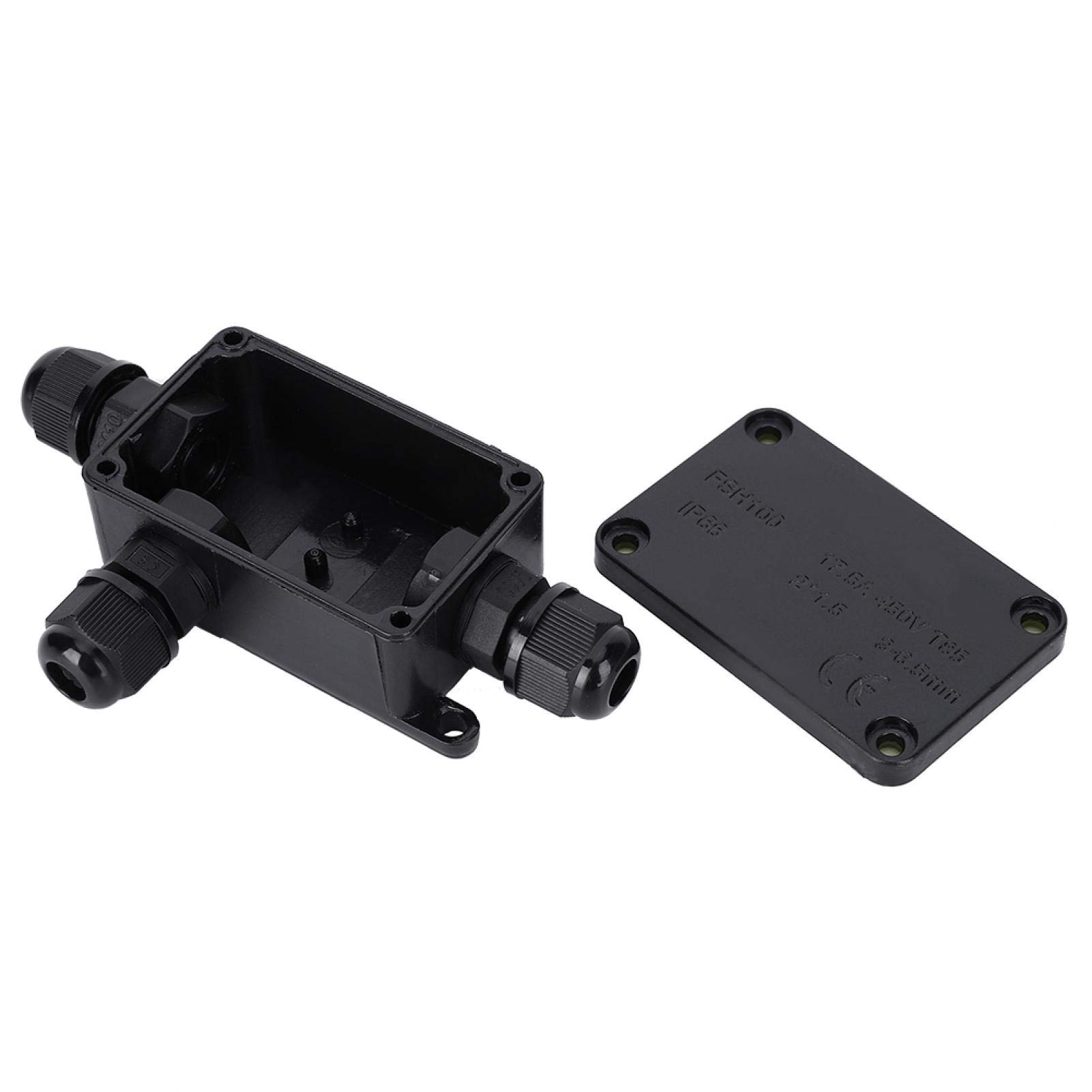 Kuuleyn Scatola Giunzione Impermeabile IP66 Mini Nera