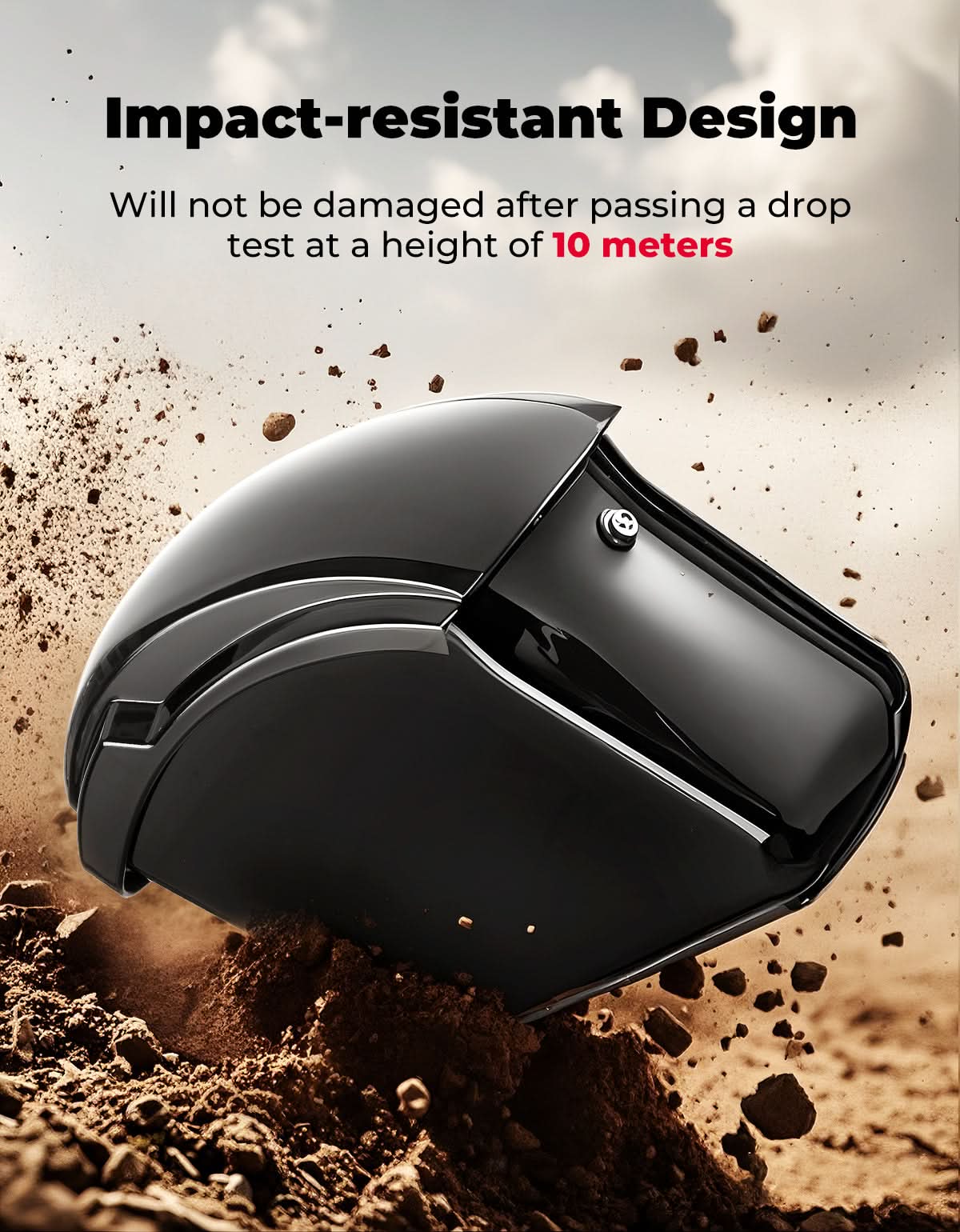 KEMIMOTO borse laterali rigide 22L con serratura cruiser