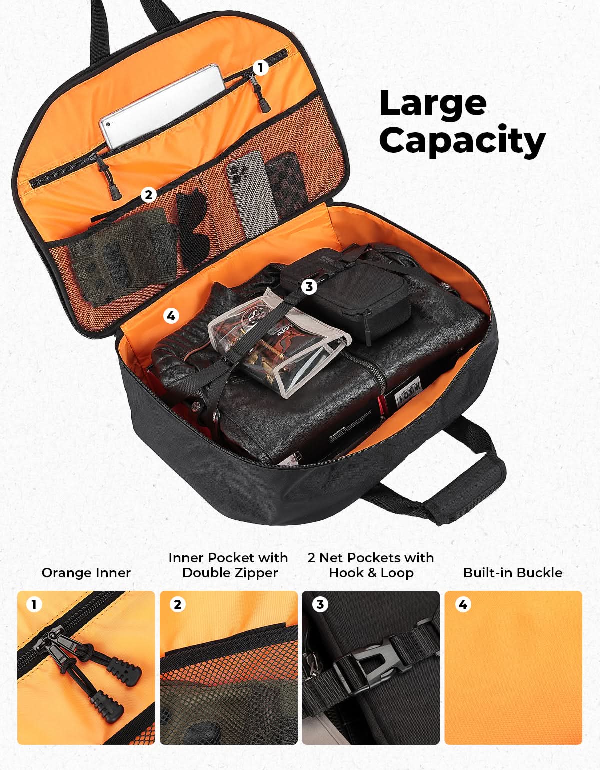 Tour Pack Organizer borsa bauletto touring 40L KEMIMOTO