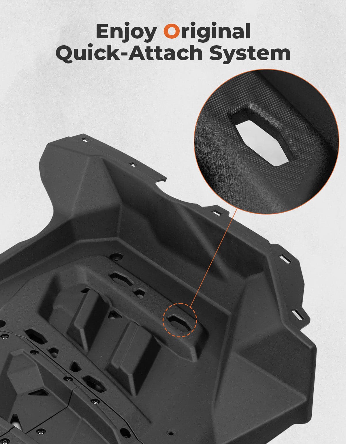 KEMIMOTO Portapacchi Posteriore Can-Am Maverick X3 HDPE