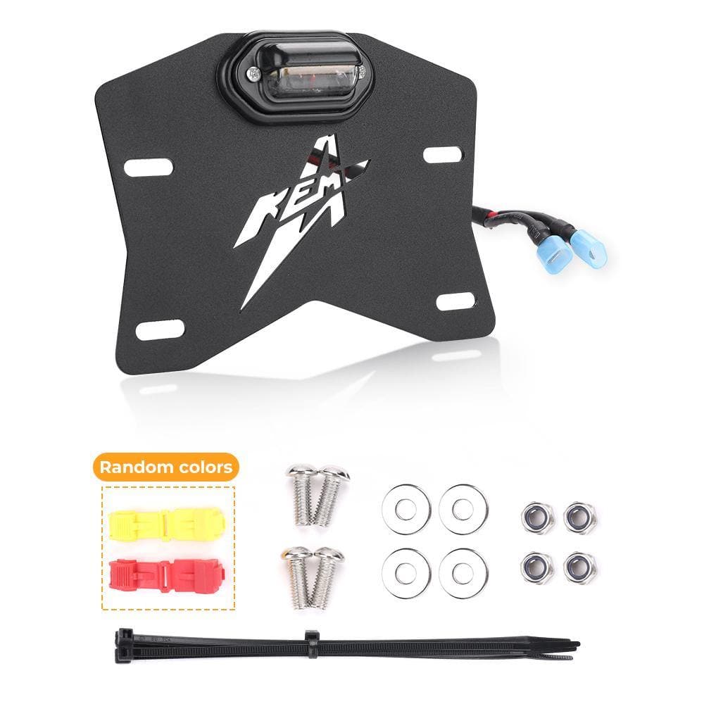 KEMIMOTO B0111-04101BK Porta Targa LED UTV Alluminio