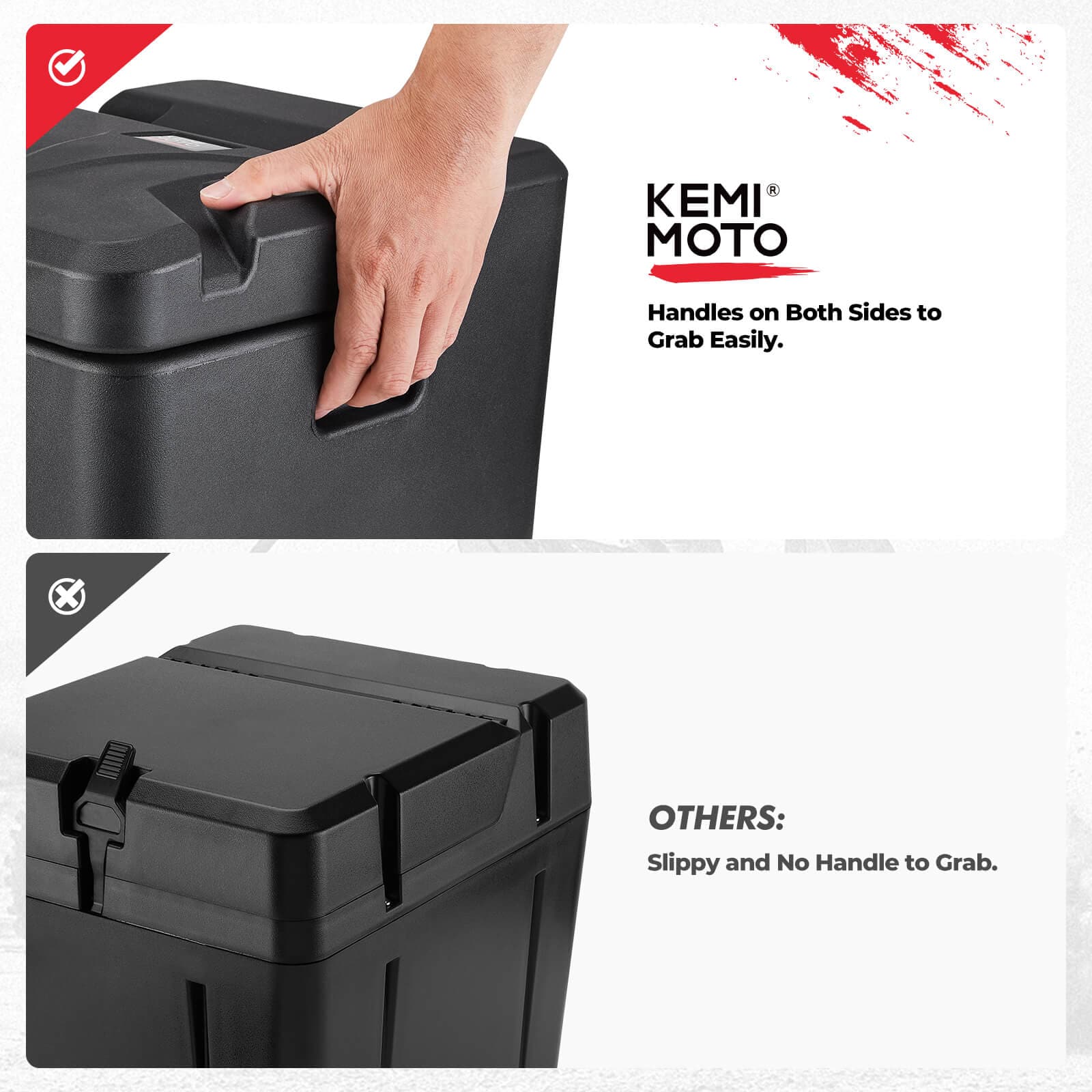 KEMIMOTO Ranger XP 1000 Box Sottosedile 26,5L con Fanale