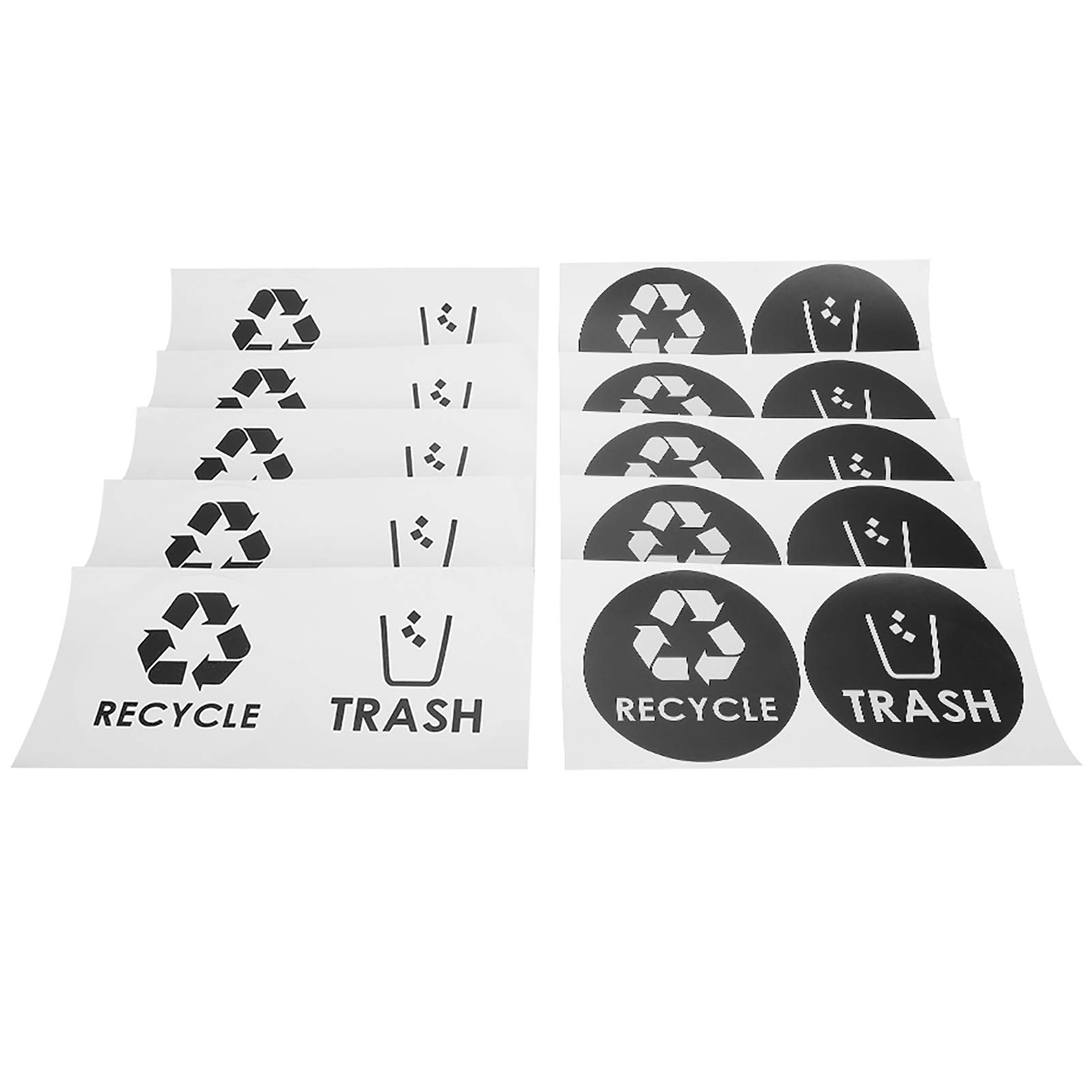 Kuuleyn adesivi raccolta differenziata 20 pezzi PVC