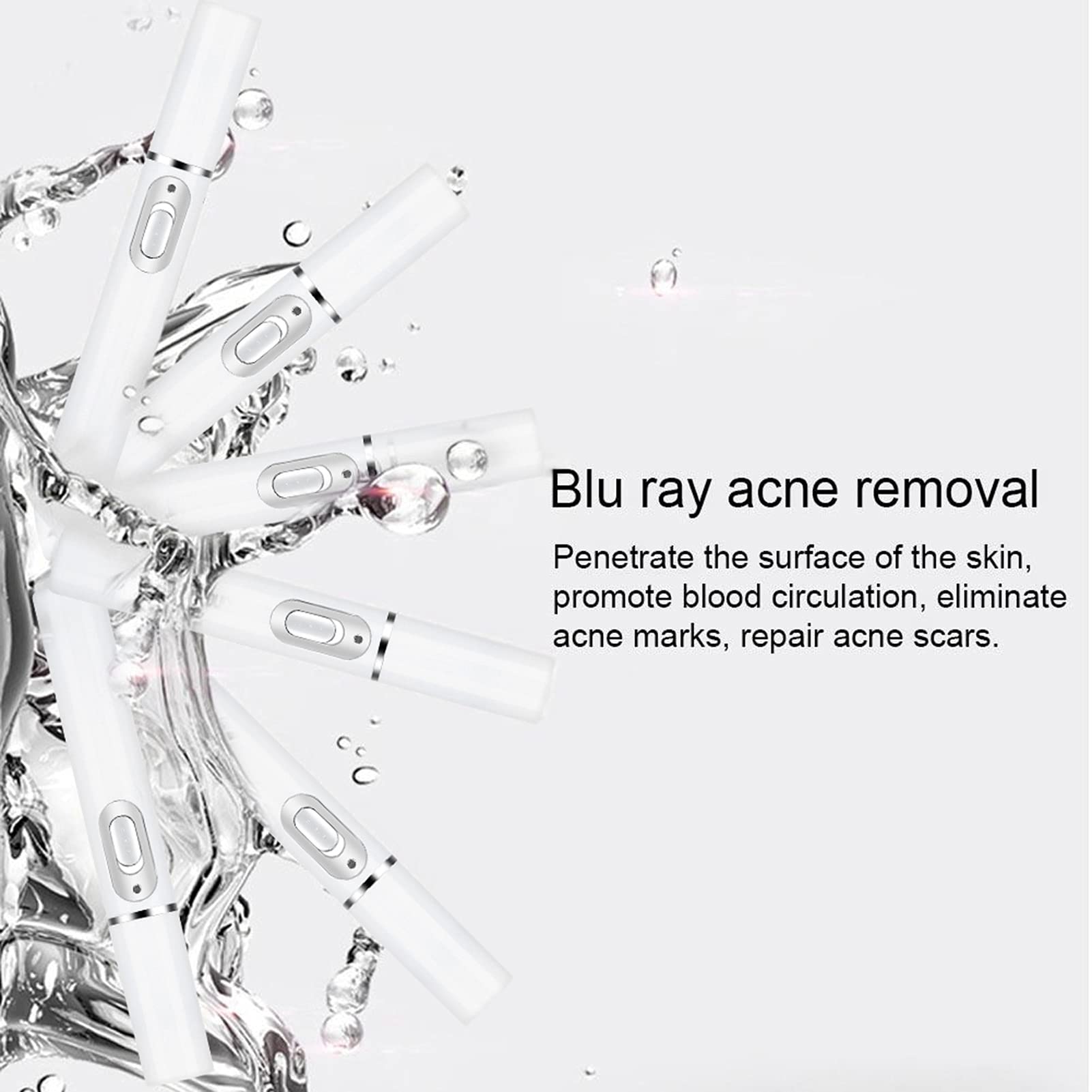 Kuuleyn penna luce blu viso trattamento acne pelle