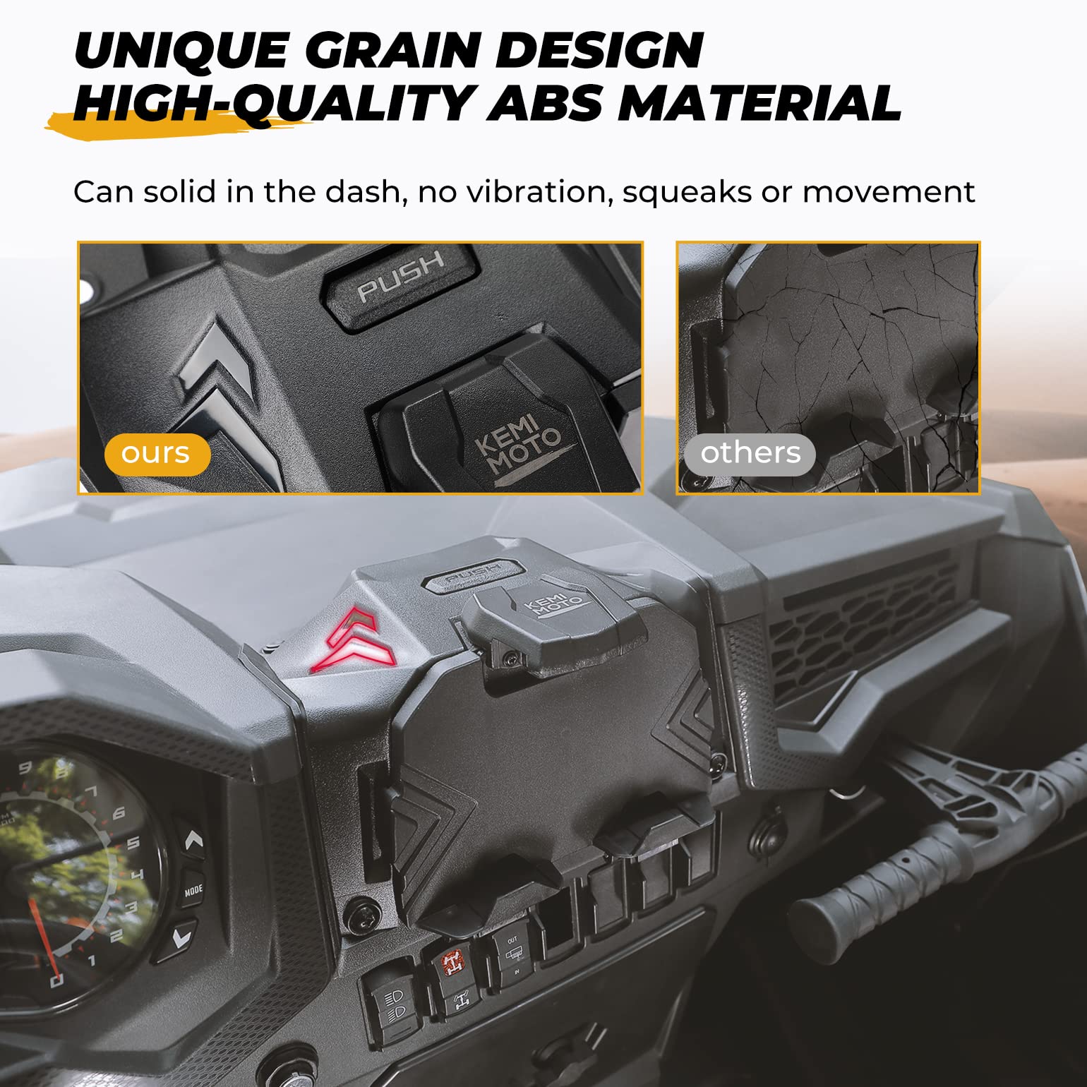 KEMIMOTO Porta Tablet Polaris RZR XP 1000 Turbo Bauletto 2,5L