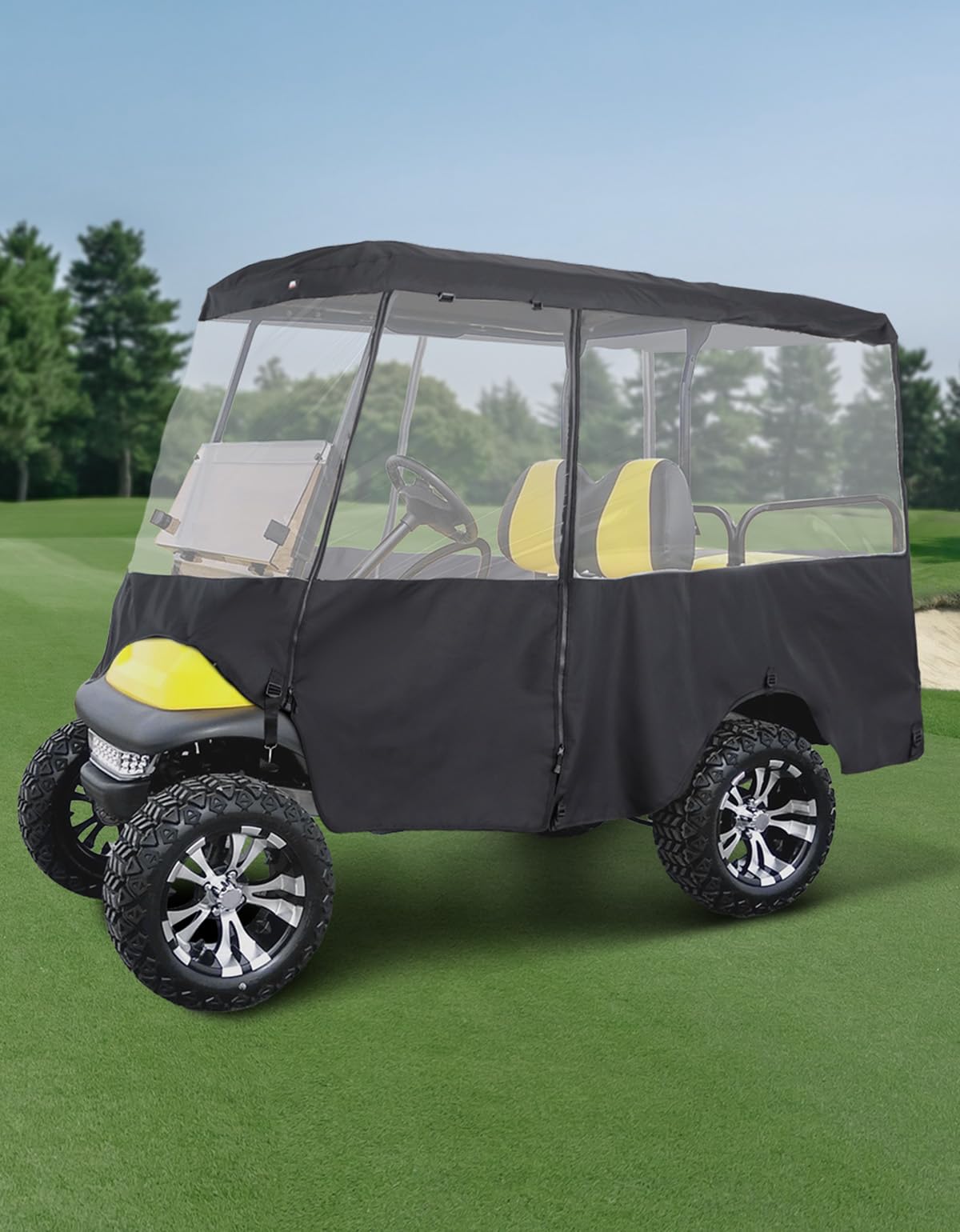 Kemimoto copertura golf cart 4 posti 600D impermeabile