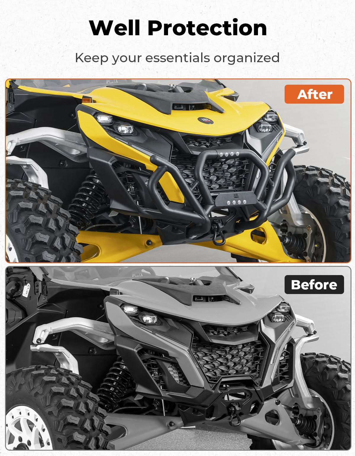 KEMIMOTO Maverick R Paraurti anteriore metallo 2024+