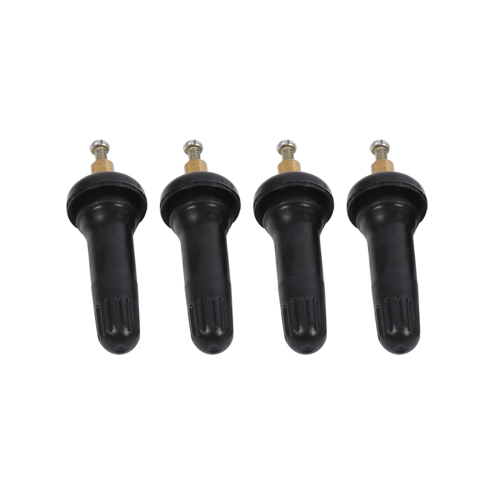 Kuuleyn steli valvola TPMS gomma neri 4 pezzi 60 mm