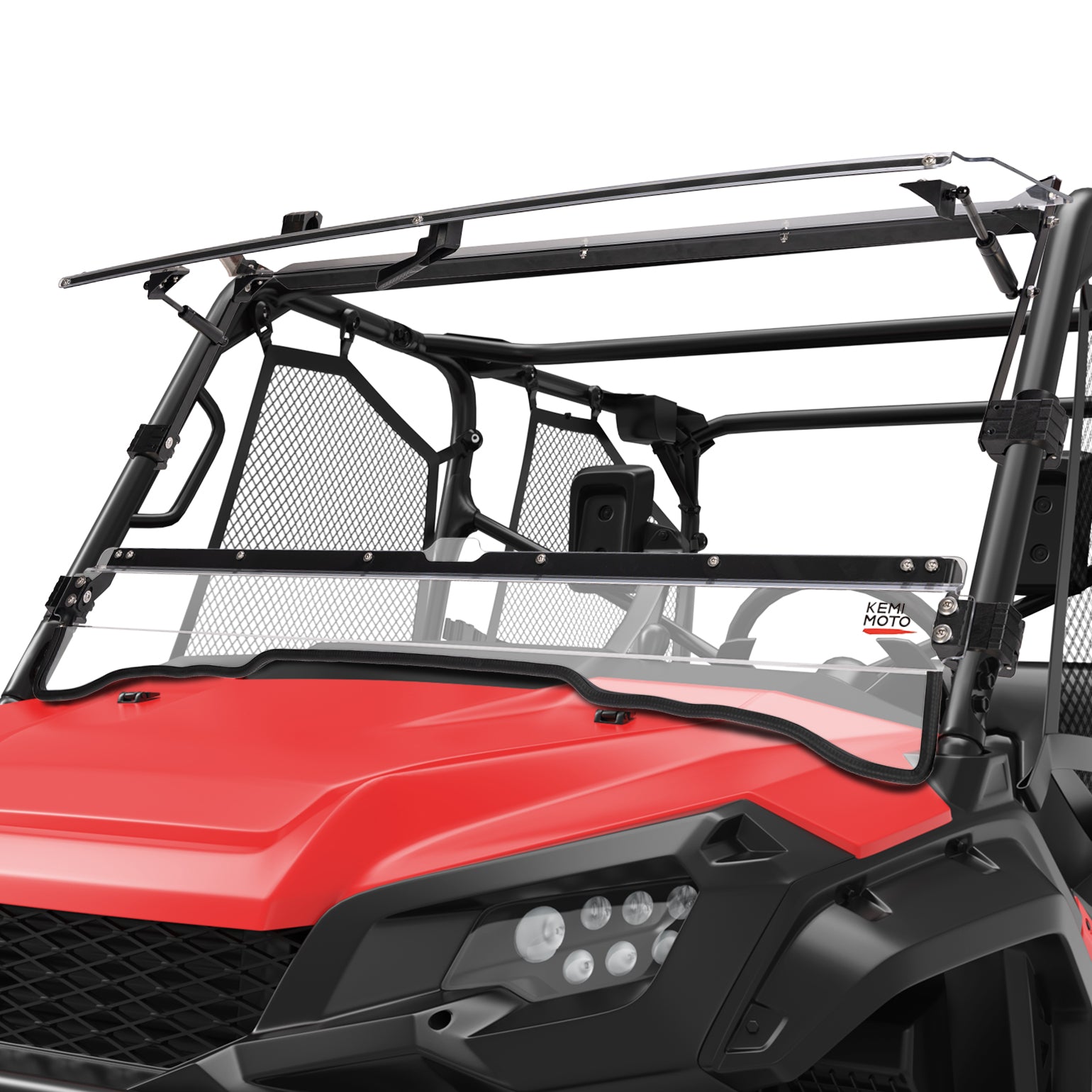Kemimoto Pioneer 1000 parabrezza anteriore apribile 2-IN-1
