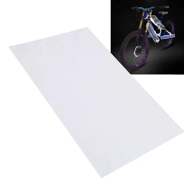Kuuleyn Pellicola telaio bici motivo rombi trasparente