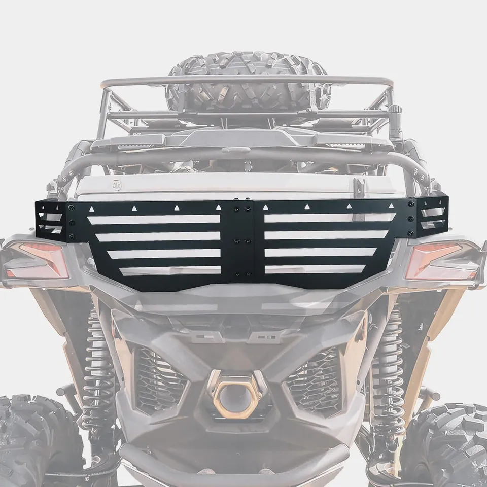 KEMIMOTO Sponda Posteriore per Maverick X3 in Metallo Nera