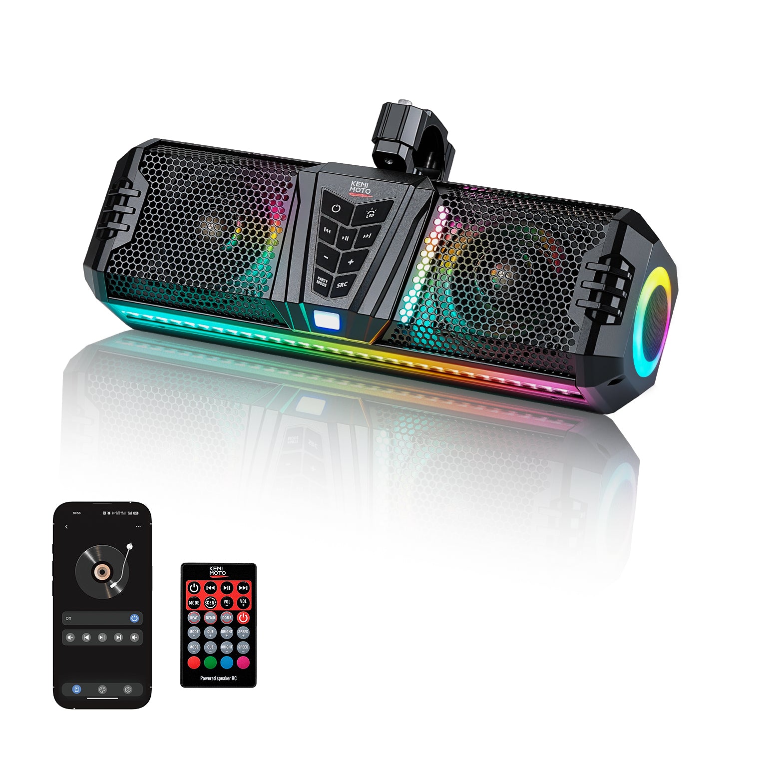 KEMIMOTO Midnight 40 Gen1.5 soundbar Bluetooth 16" RGB