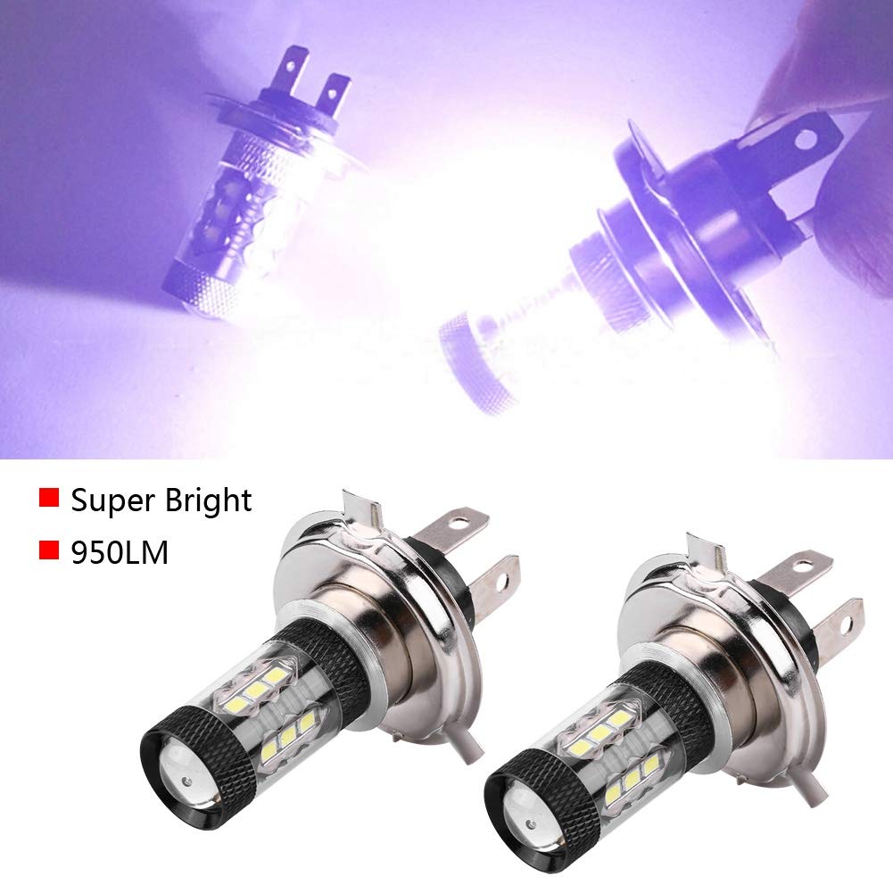 Kuuleyn Lampadine LED Auto H4 12-24V 80W 2 Pz