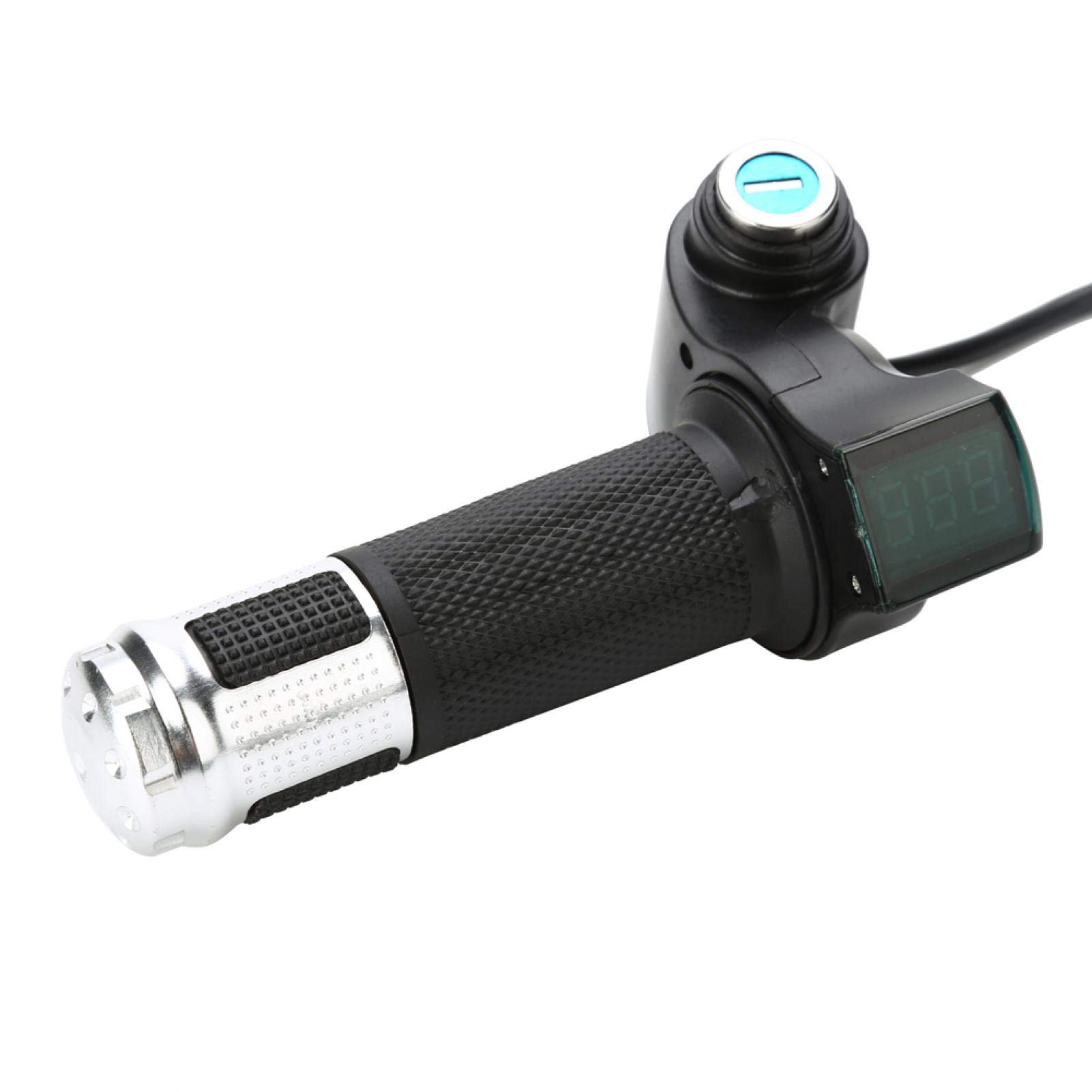 Kuuleyn Manopola Acceleratore Bici Elettrica Argento LED