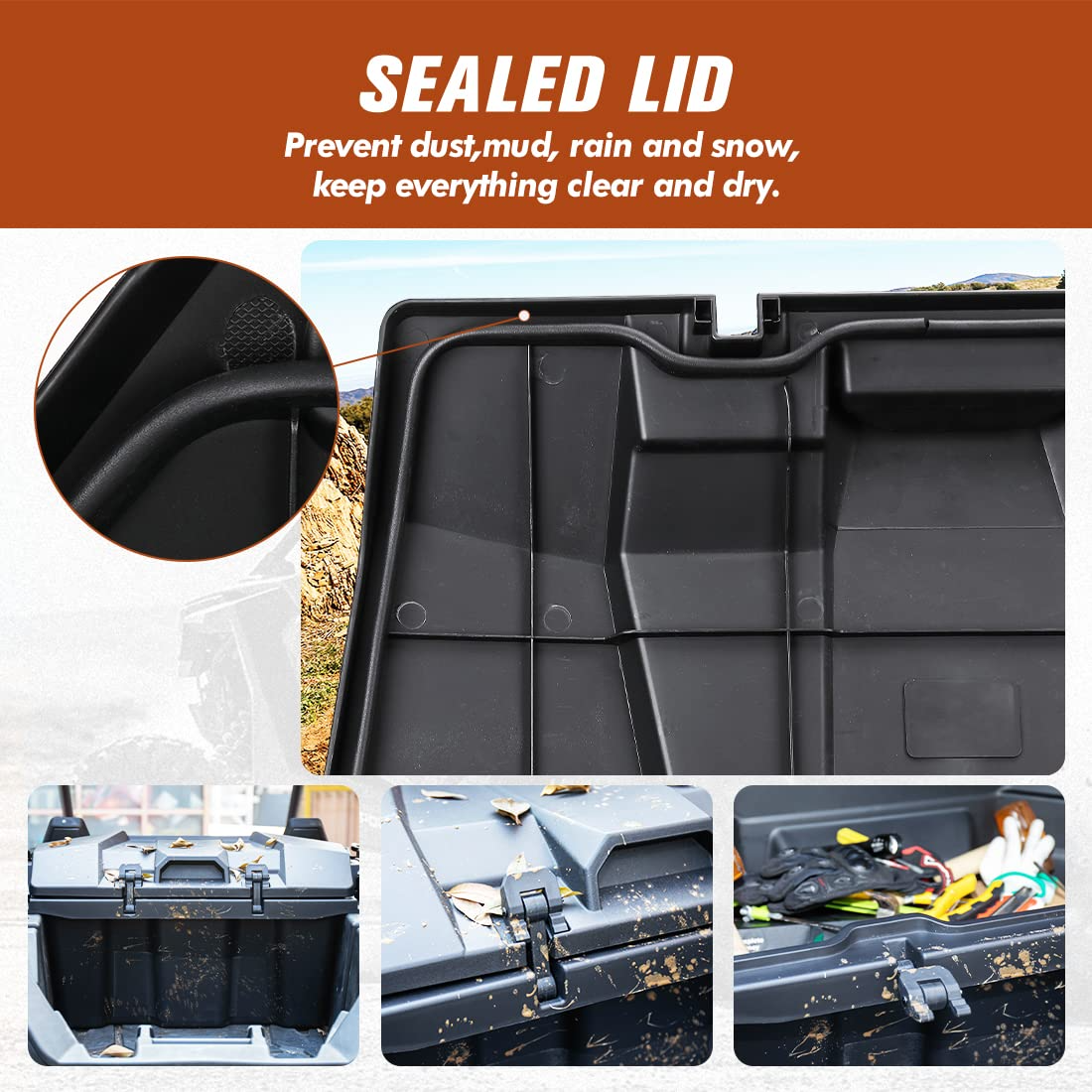 KEMIMOTO Baule Posteriore 73QT per RZR PRO XP