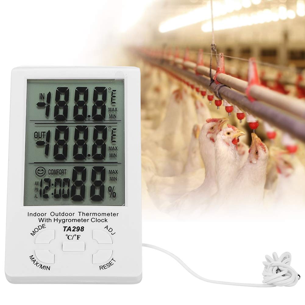 Kuuleyn Termometro Igrometro Digitale con Sonda Esterna