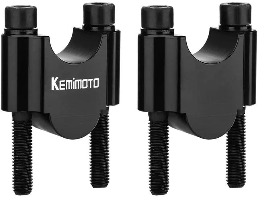 Kemimoto FHBUN026BK rialzo manubrio 30mm nero 22mm