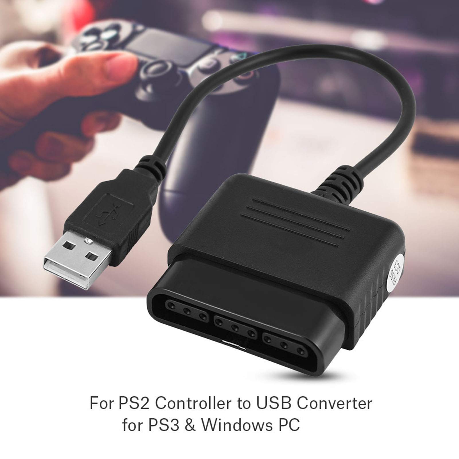 Kuuleyn Adattatore USB Controller PS2 a PS3 PC Vibrazione
