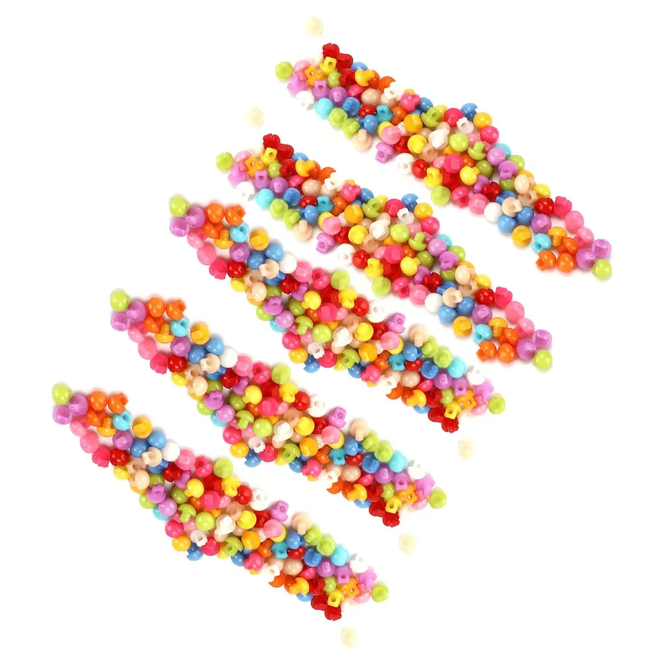 Hapivida Bottoni a Cupola resina 500 pezzi 9 colori