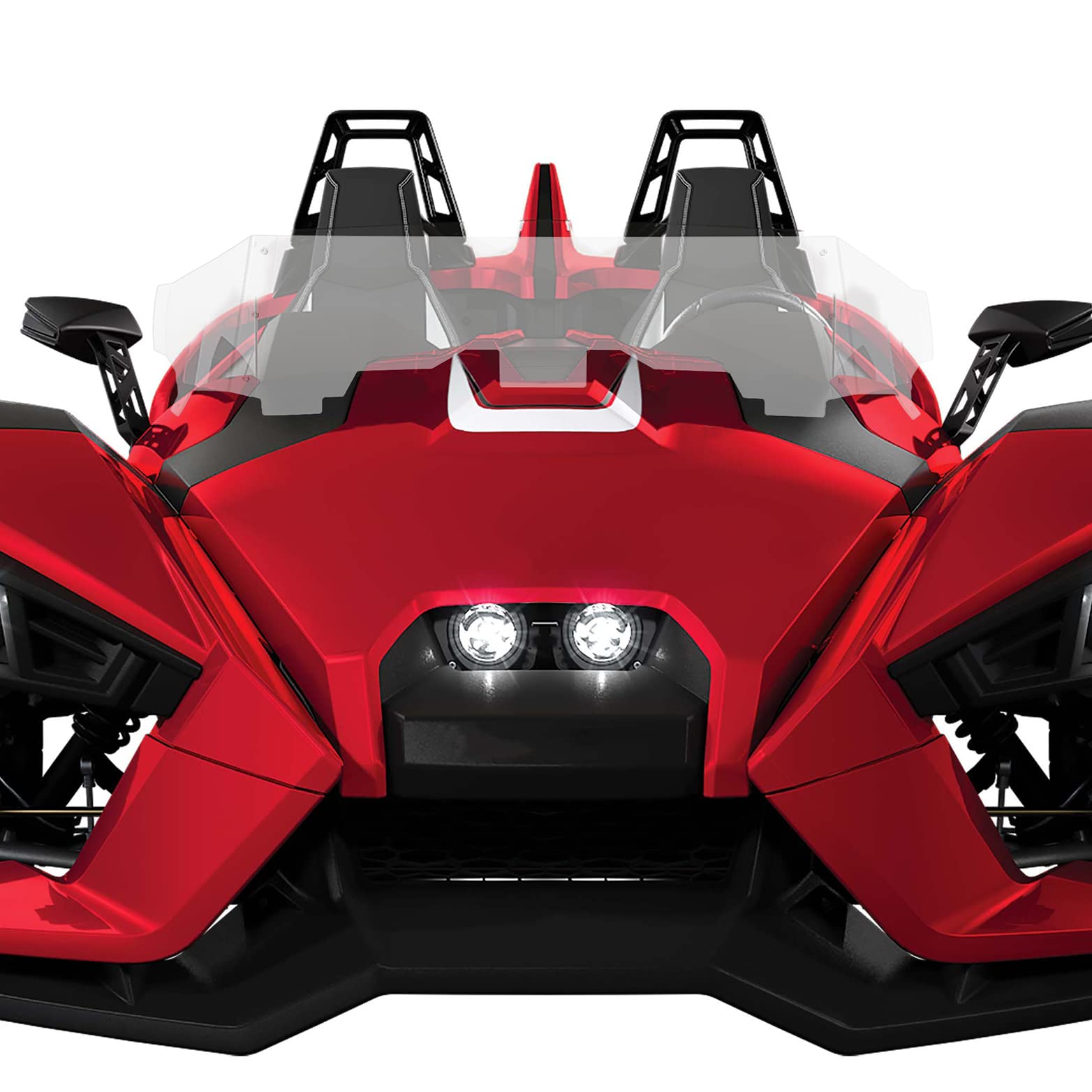 KEMIMOTO Deflettore Parabrezza Polaris Slingshot S SLR PC 190 mm