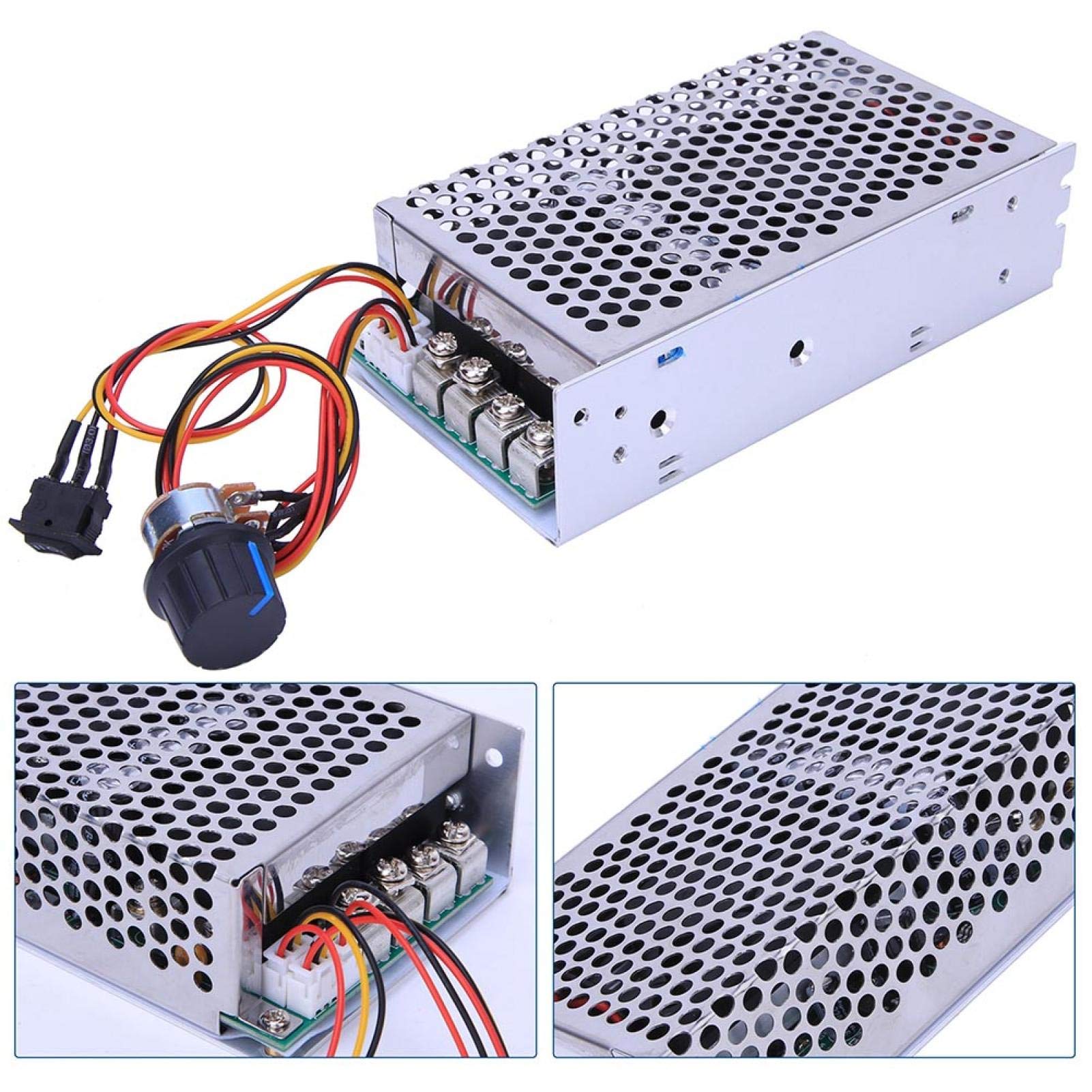 Kuuleyn Regolatore velocità motore DC 10-50V 100A 3000W