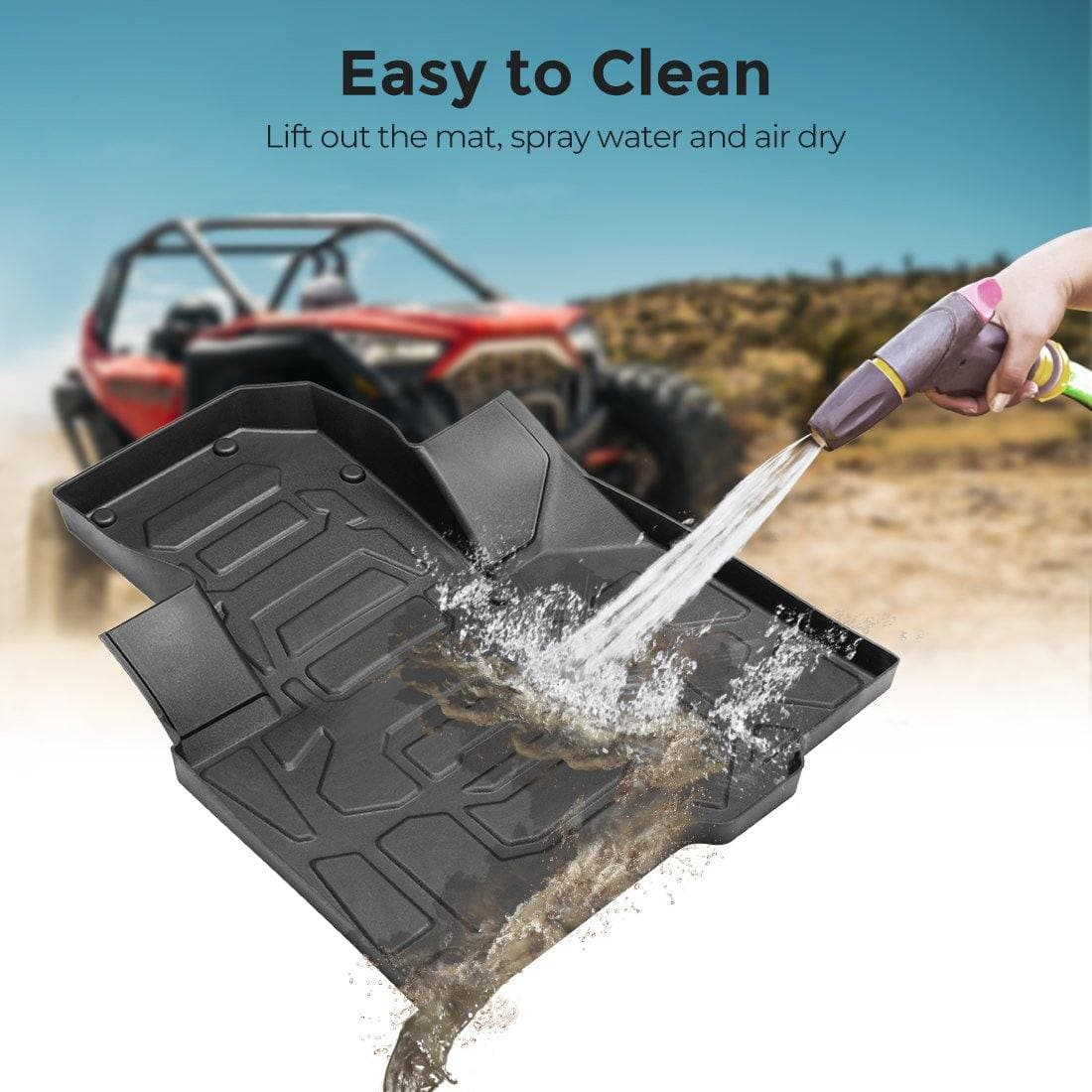 KEMIMOTO tappetini Polaris RZR PRO XP TPE antiscivolo