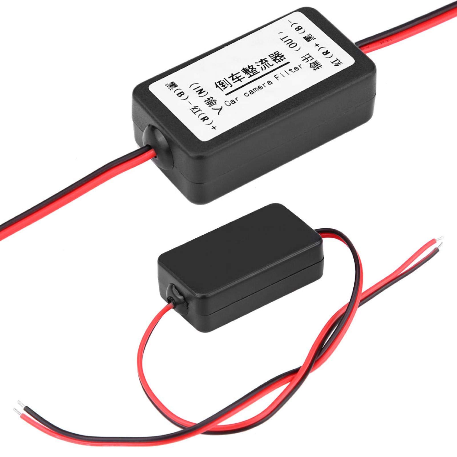 Kuuleyn filtro alimentazione retrocamera 12V DC nero anti-interferenze