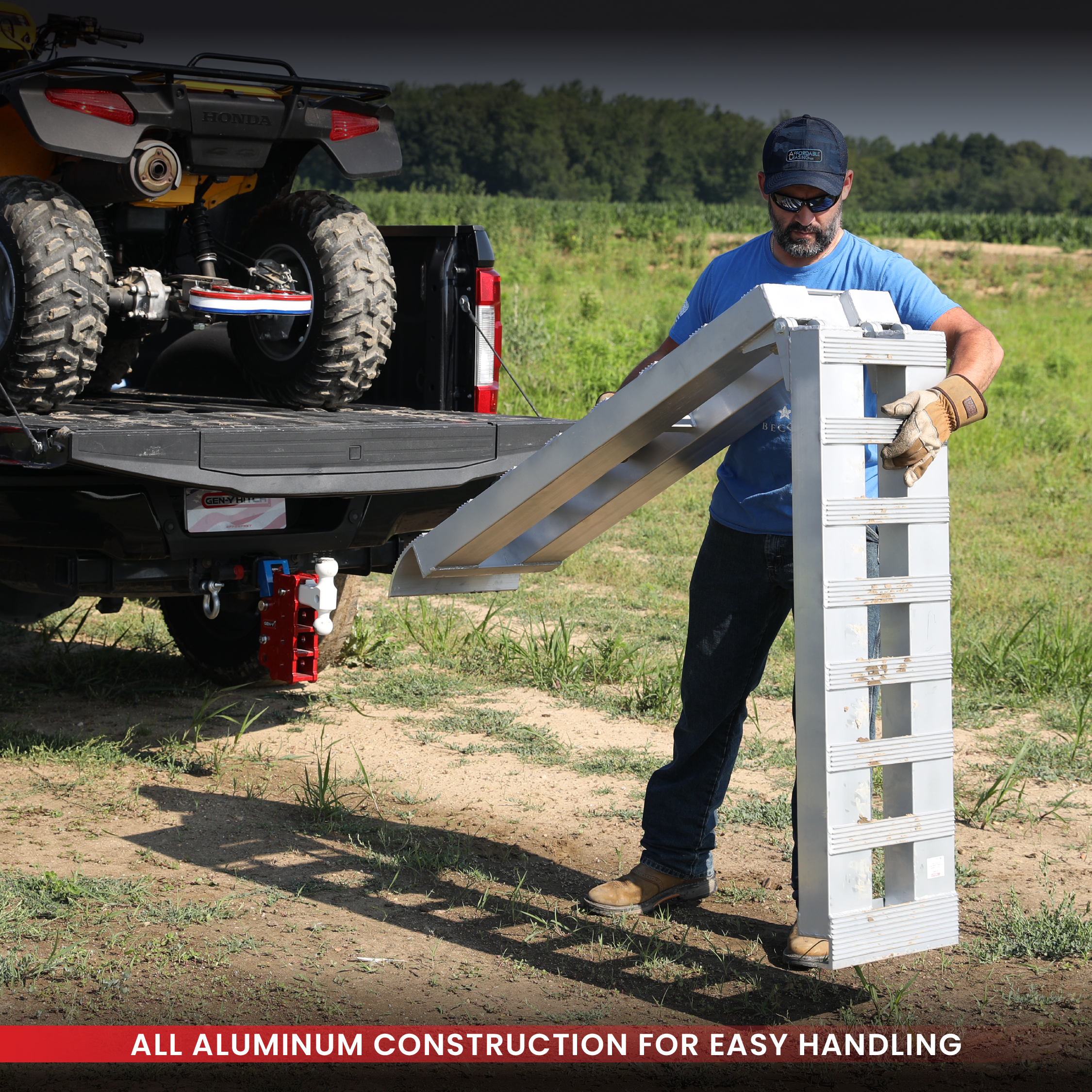 GEN-Y Hitch Single Foldable 8' Rampe alluminio 2438 mm HD