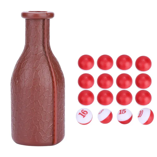Kuuleyn bottiglia shaker biliardo con 16 piselli
