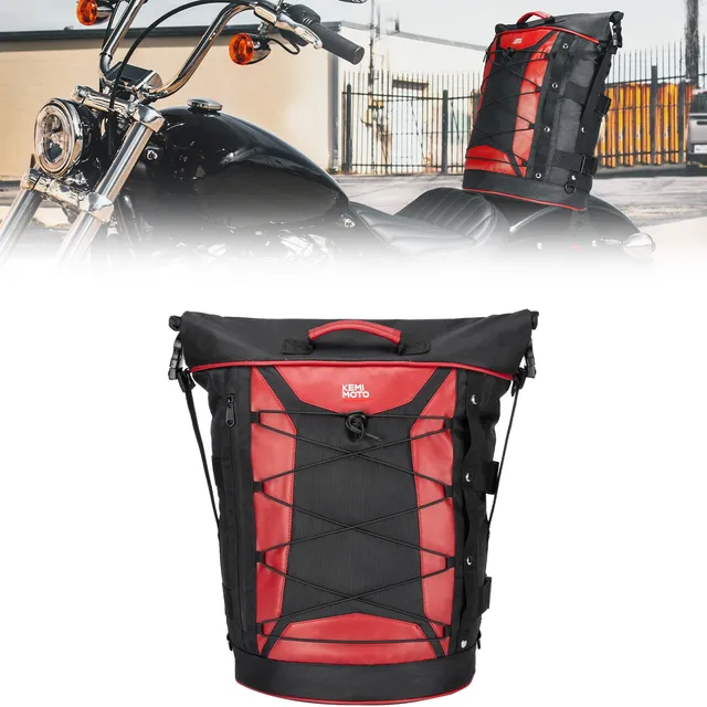 Kemimoto F1801-02701 borsa moto sissy bar 30L impermeabile