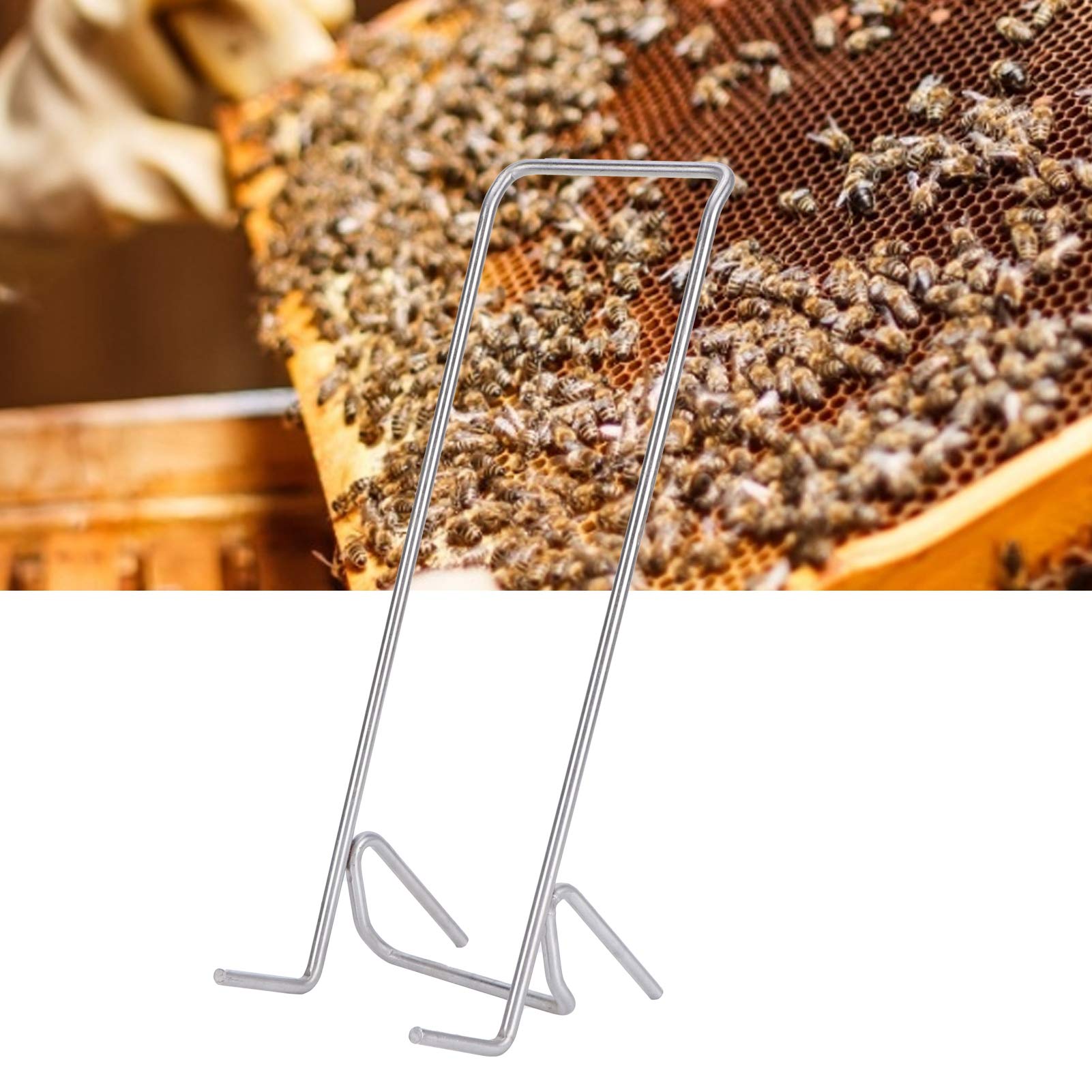 Kuuleyn Supporto Secchiello Miele Acciaio Inox Apicoltura