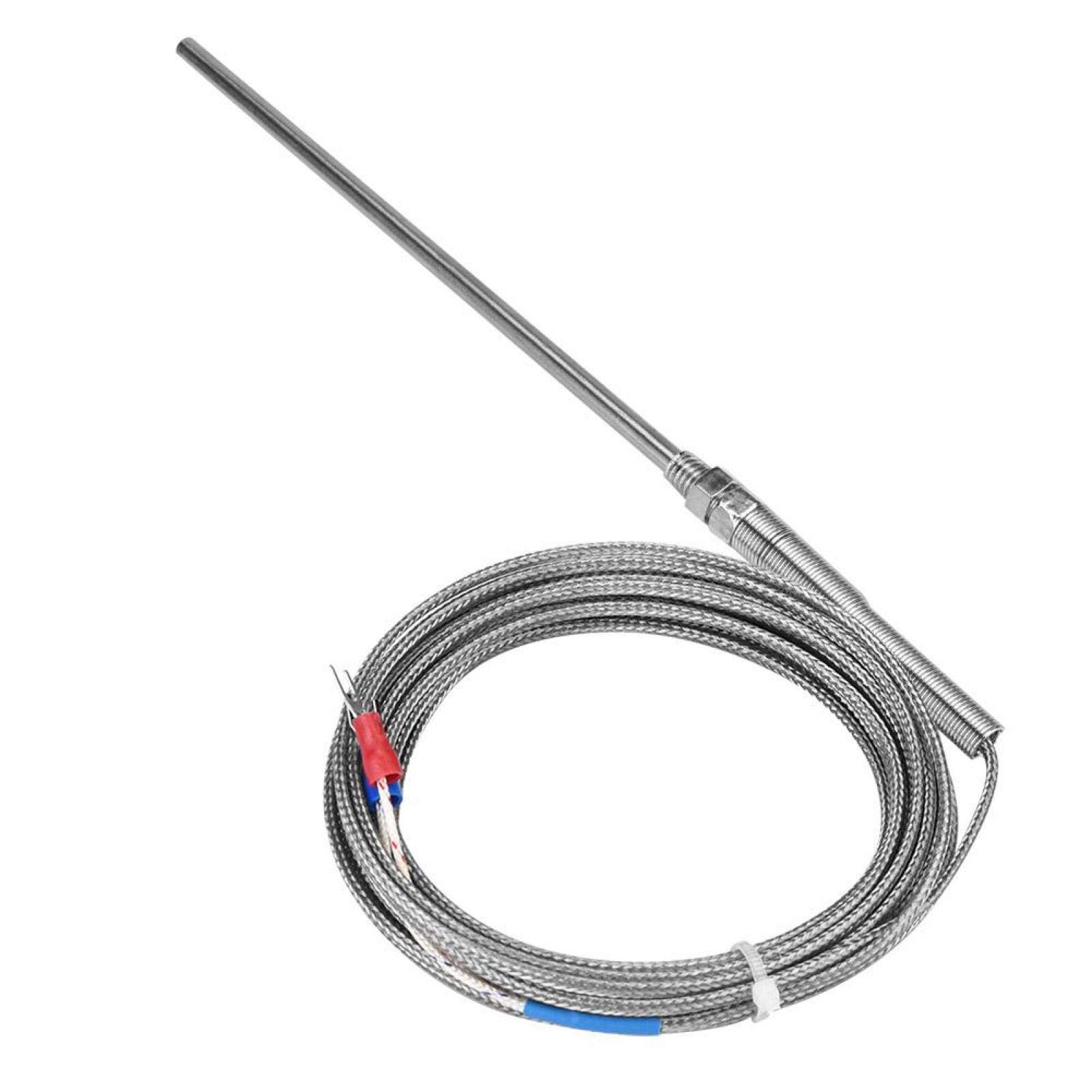 Kuuleyn Tipo K termocoppia M8 150mm 2pz cavo 5m 400°C