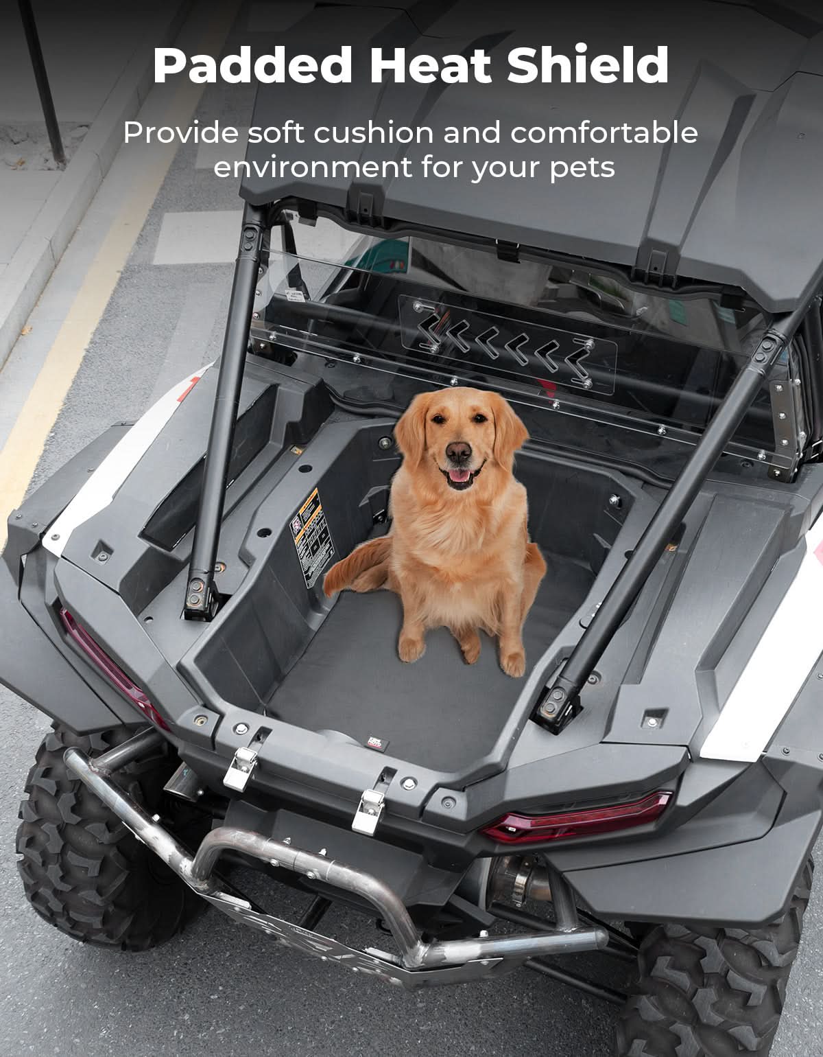 KEMIMOTO RZR 2014-2025 tappetino termico cassone anticalore