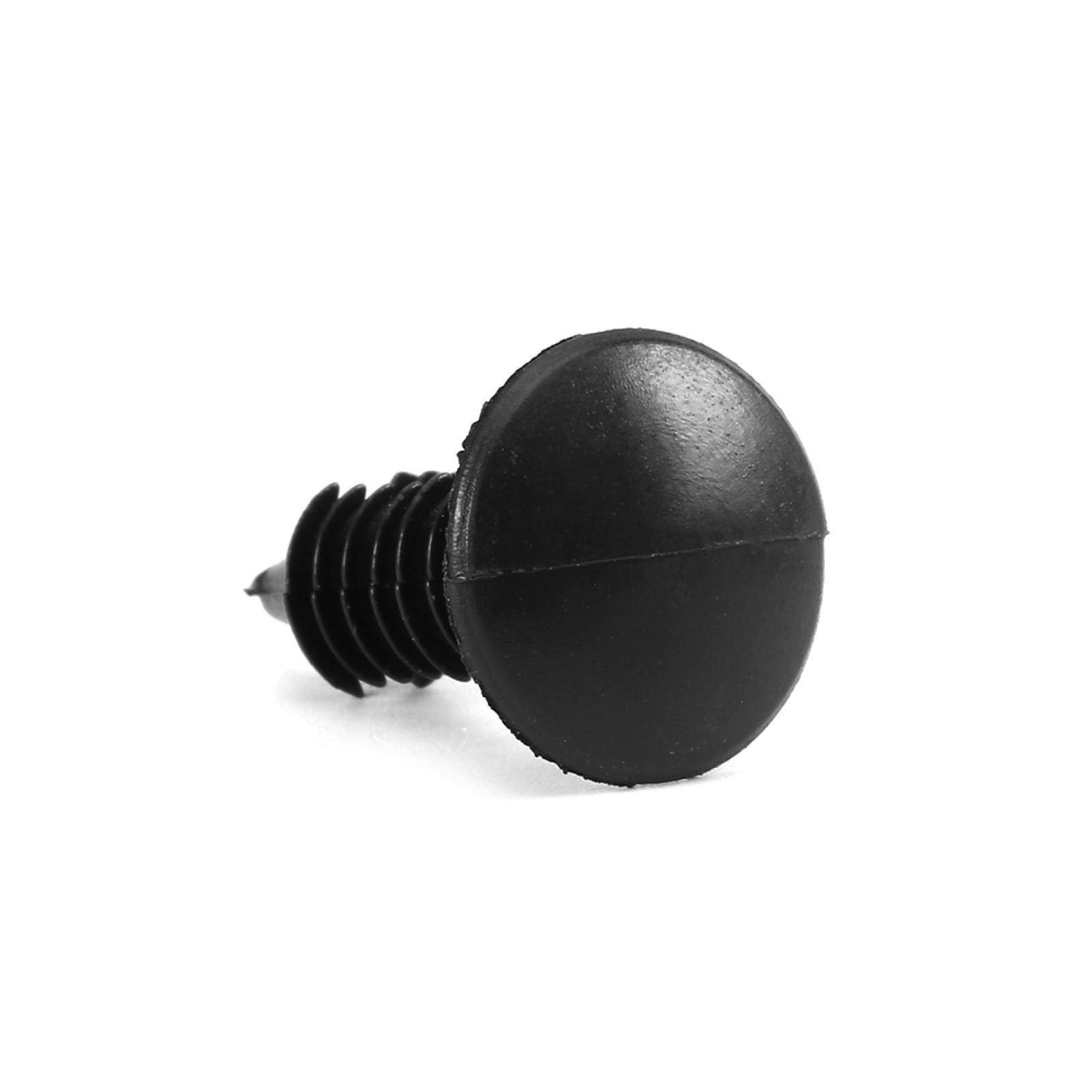 Kuuleyn clip rivetti nylon nero 6,4 mm 100 pezzi auto