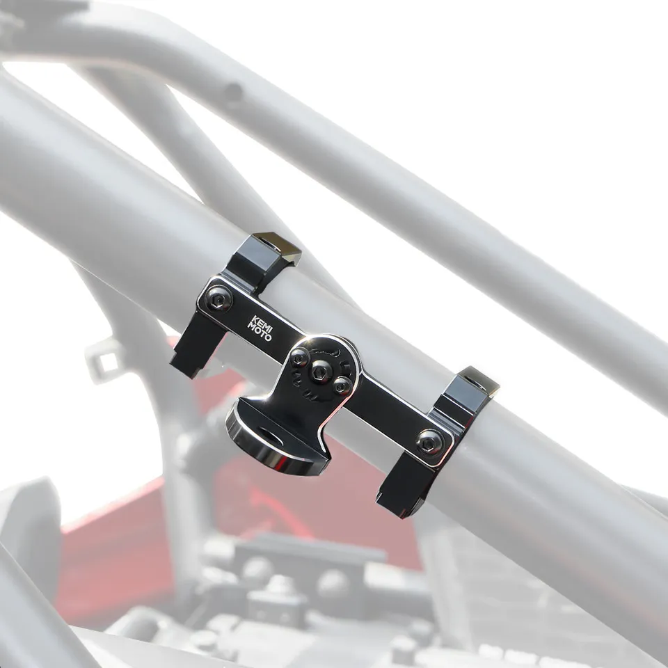 Kemimoto B0111-05601BK supporto whip light roll-bar 2 pezzi alluminio