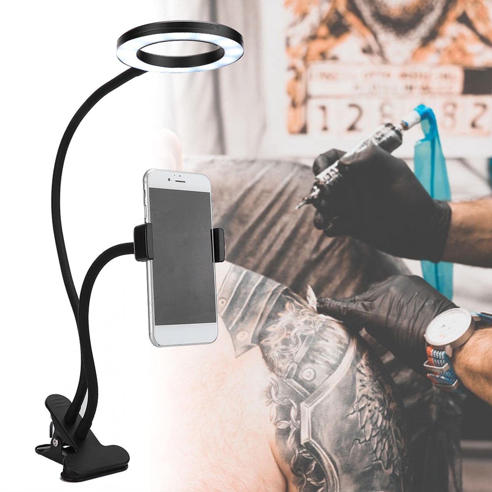Kuuleyn Lampada LED a clip USB luce regolabile 7W