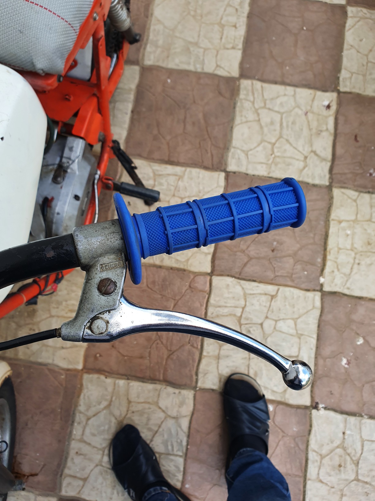 Hapivida Manopole Manubrio Moto 22 mm Nero Gomma Antiscivolo