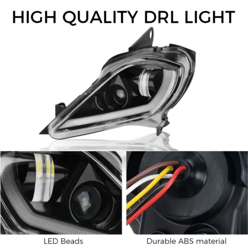 Kemimoto Fari LED Yamaha YFZ 450 Raptor 700 IP67