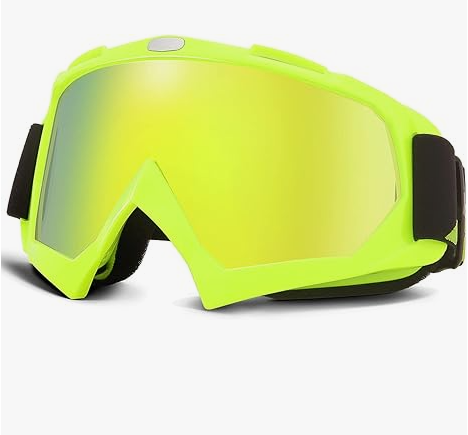 Kemimoto occhiali cross gialli anti-UV