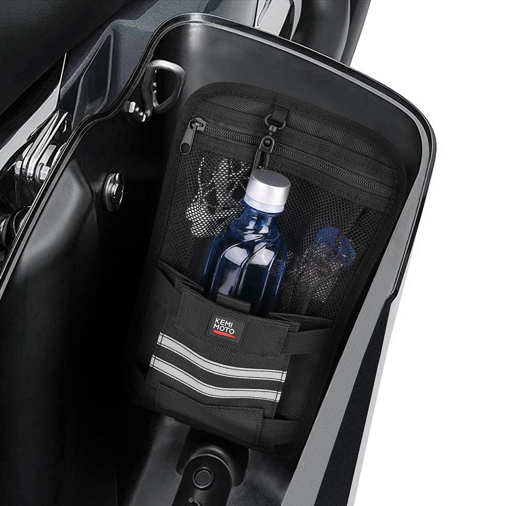 KEMIMOTO FHDTB131BK organizer borse laterali 2 pezzi multi-tasca