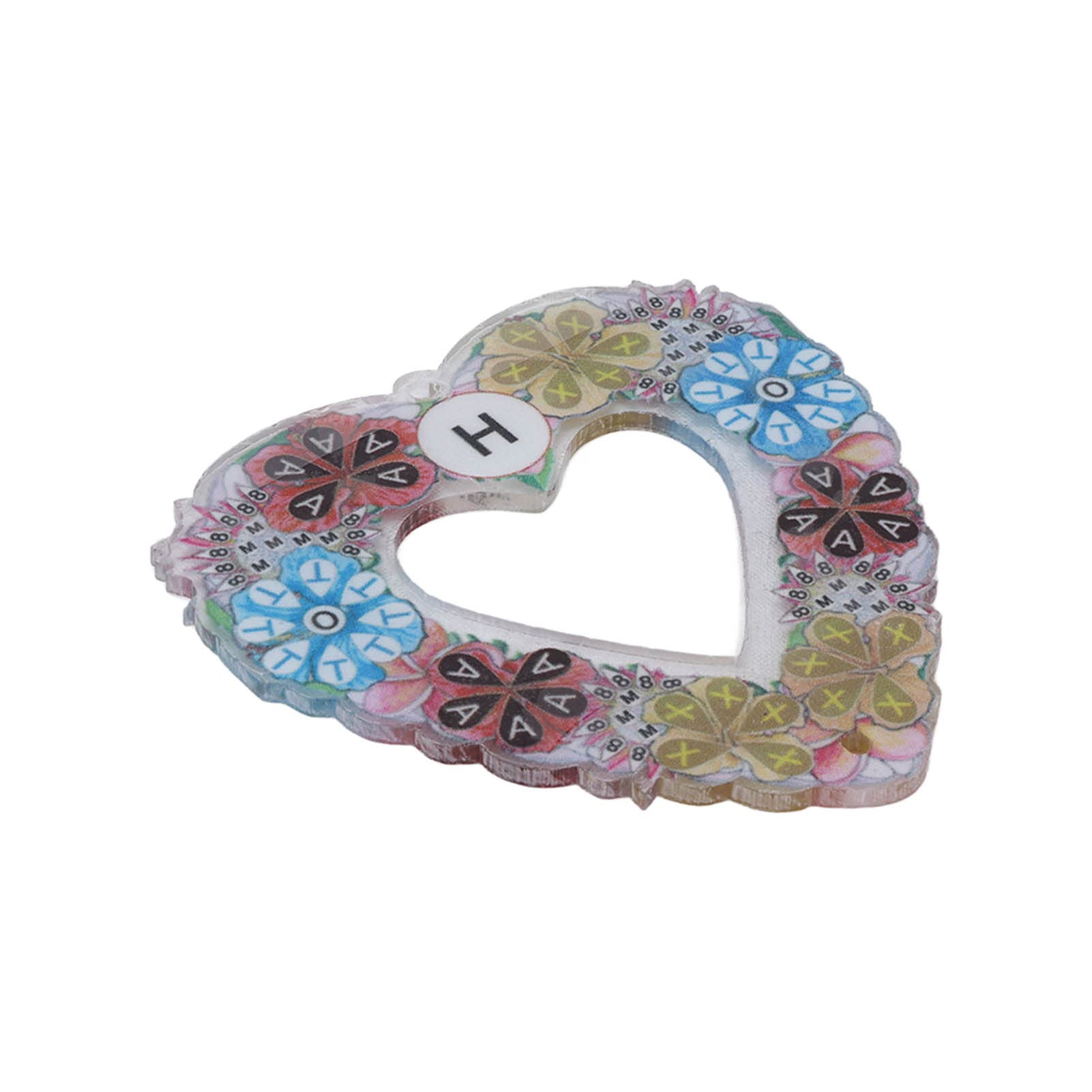 AOWINHIT Ciondolo Diamond Painting Cuore Kit Finestra Fai Da Te