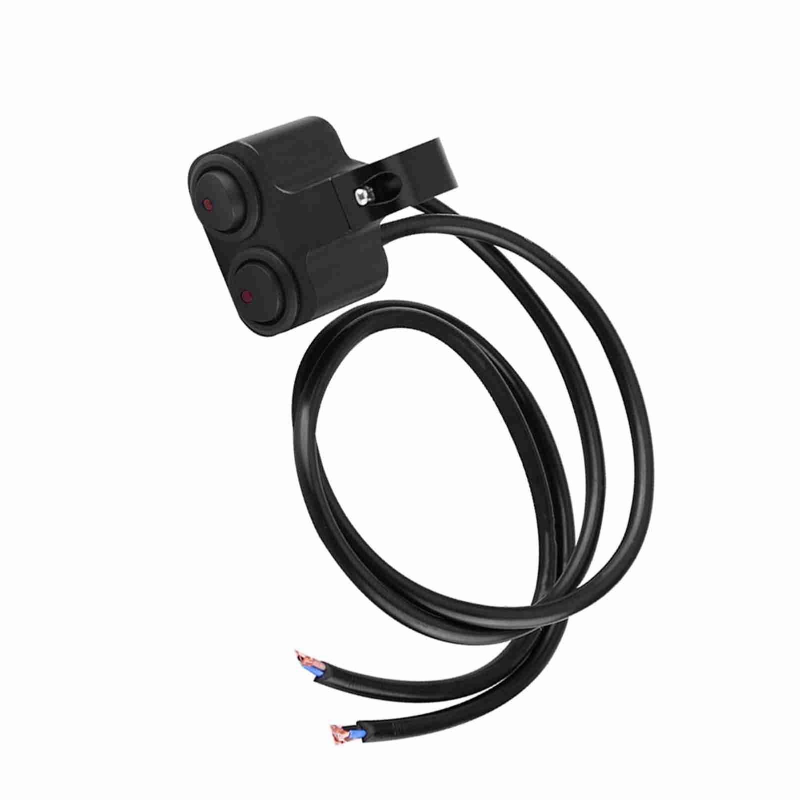 AOWINHIT 25 mm interruttore manubrio doppio con spia