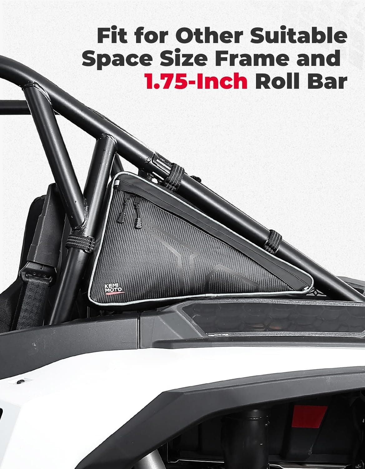 KEMIMOTO Borse Laterali UTV RZR XP 1000 2024 idrorepellenti