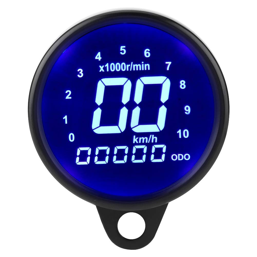Kuuleyn Contagiri Moto LCD 12V Tachimetro Universale