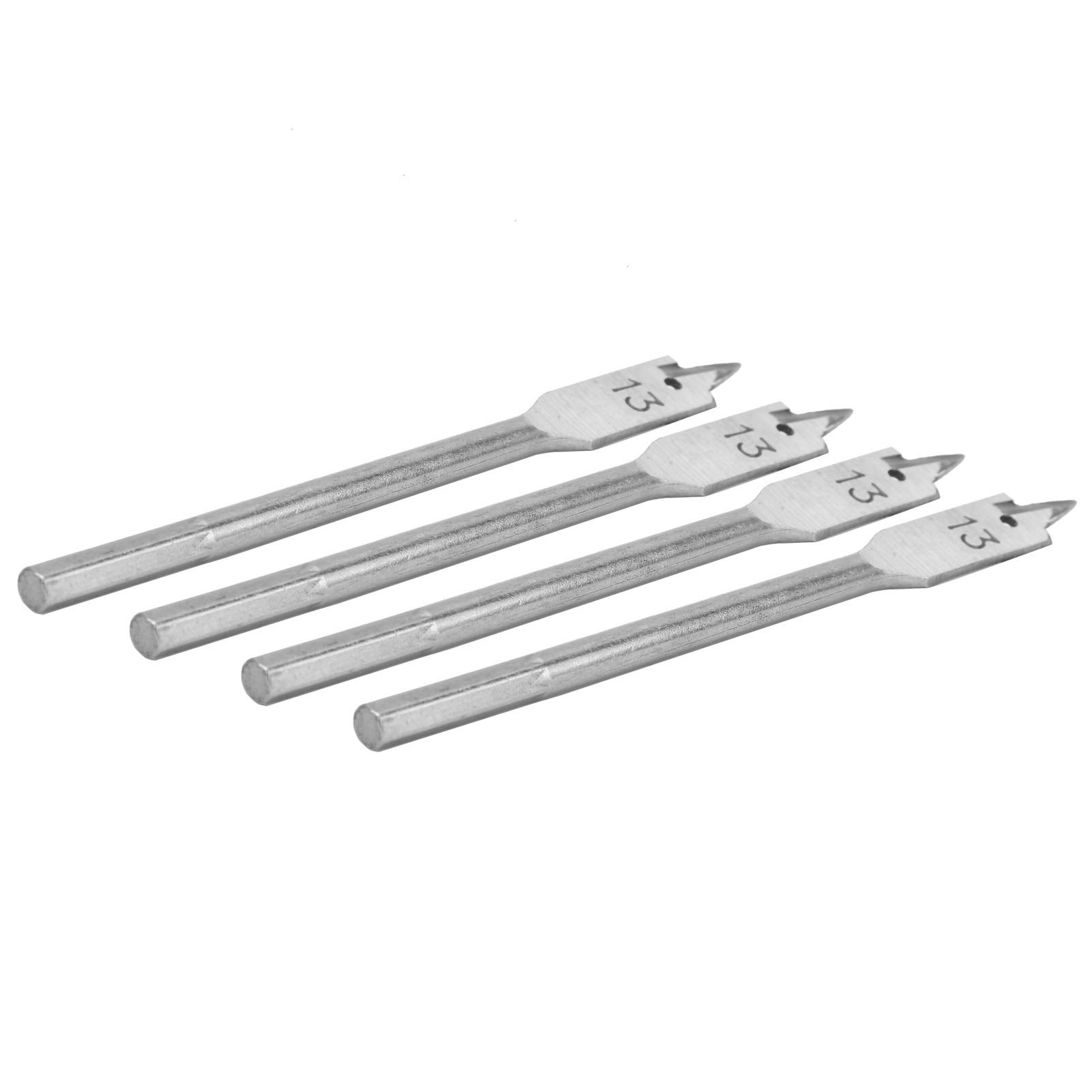 Kuuleyn Set 4 punte piatte legno 13 mm acciaio carbonio