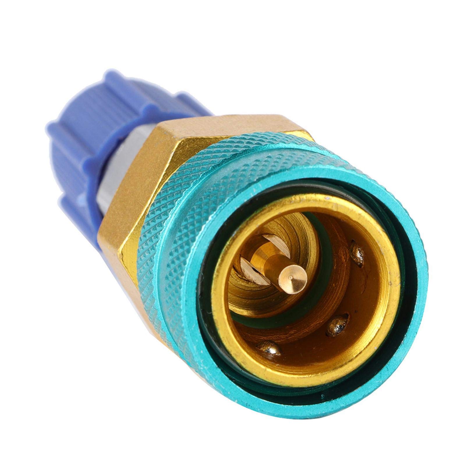 Kuuleyn QC1234L adattatore clima auto lato bassa R1234YF ottone
