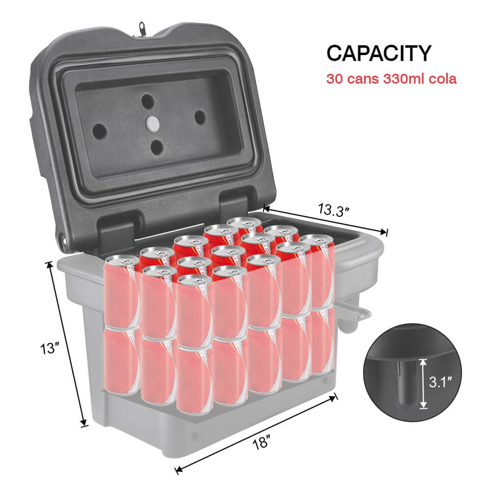 KEMIMOTO Set Box Ranger General Cassone e Sottosedile